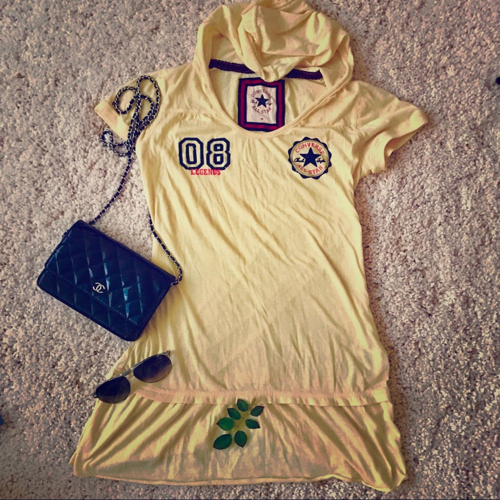 Converse light yellow sport dress
